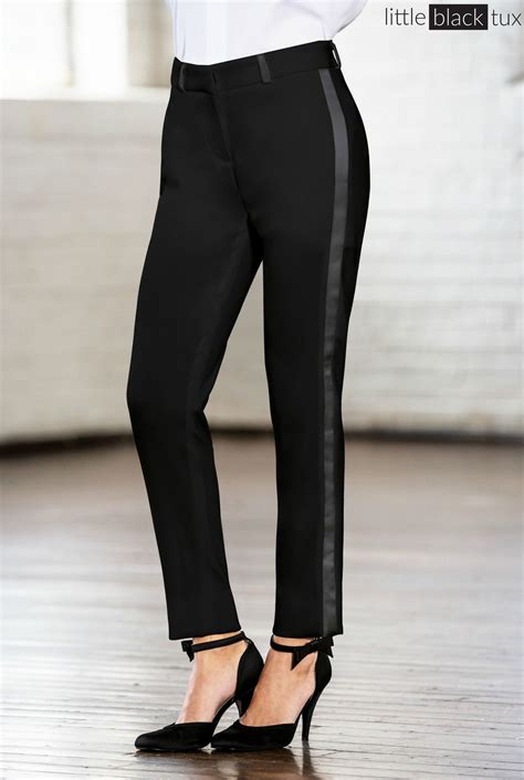 Womens Tuxedo Pants .